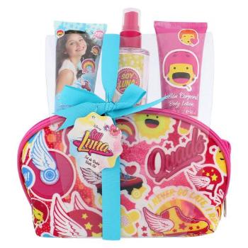 Disney Soy Luna zestaw Mgiełka do ciała 100 ml + Balsam do ciała 60 ml + Żel pod prysznic 60 ml + Kosmetyczka dla dzieci