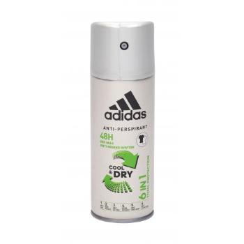 Adidas 6in1 Cool & Dry 48h 150 ml antyperspirant dla mężczyzn uszkodzony flakon
