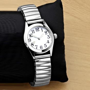 Zegarek na rękę - srebrny - Rozmiar śr. 2,8cm