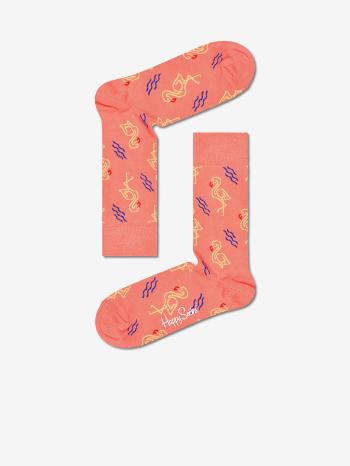 Happy Socks Flamingo Skarpetki Różowy