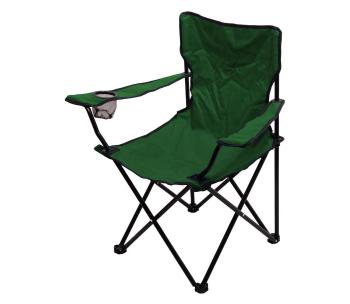 Składane krzesło kempingowe zielone