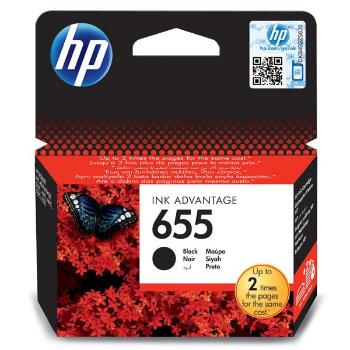 HP originální ink CZ109AE, HP 655, black, 550str., HP Deskjet Ink Advantage 3525, 5525, 6525, 4615 e-AiO