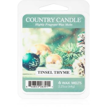 Country Candle Tinsel Thyme wosk zapachowy 64 g