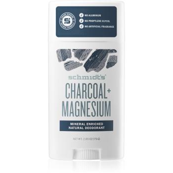 Schmidt's Charcoal + Magnesium dezodorant w sztyfcie do wszystkich rodzajów skóry 75 g