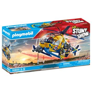 Playmobil Akrobacje lotnicze Pokaz filmowy Załoga filmowa Helikopter