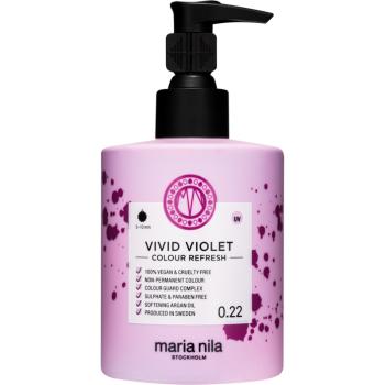 Maria Nila Colour Refresh Vivid Violet delikatna odżywiająca maska bez trwałych pigmentów barwiących wytrzyma 4 – 10 umyć 0.22 300 ml