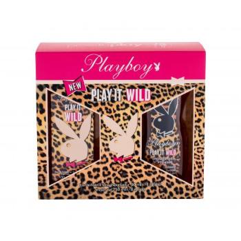 Playboy Play It Wild For Her zestaw Edt 30ml + 250ml Żel pod prysznic dla kobiet Uszkodzone pudełko