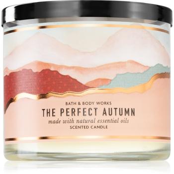 Bath & Body Works The Perfect Autumn świeczka zapachowa z olejkami eterycznymi 411 g