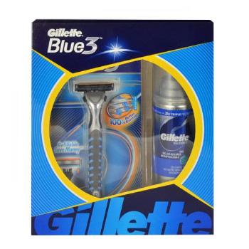 Gillette Blue3 zestaw Blue3 + 75ml Series Sensitive Skin Shave Gel dla mężczyzn