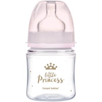 canpol babies Royal Baby butelka dla noworodka i niemowlęcia 0m+ Pink 120 ml