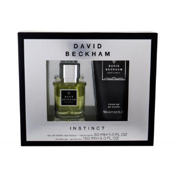 David Beckham Instinct zestaw Edt 30ml + 150ml Żel pod prysznic dla mężczyzn Uszkodzone pudełko