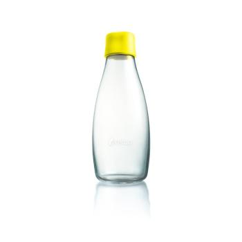 Żółta butelka ze szkła ReTap, 500 ml