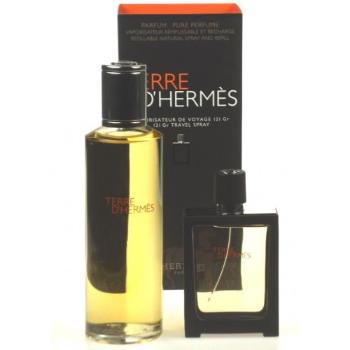 Hermes Terre d´Hermès zestaw 30ml z możliwością napełnienia + 125ml perfumy – wkład dla mężczyzn Uszkodzone pudełko