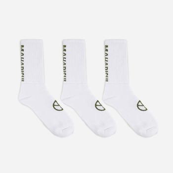 Skarpety Maharishi Miltype Sport Sock 3-pack 9344 WHITE/WHITE/WHITE