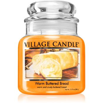 Village Candle Warm Buttered Bread świeczka zapachowa (Glass Lid) 389 g