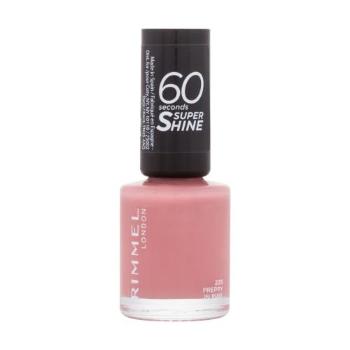 Rimmel London 60 Seconds Super Shine 8 ml lakier do paznokci dla kobiet 235 Preppy In Pink