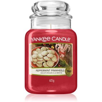Yankee Candle Peppermint Pinwheels świeczka zapachowa 623 g