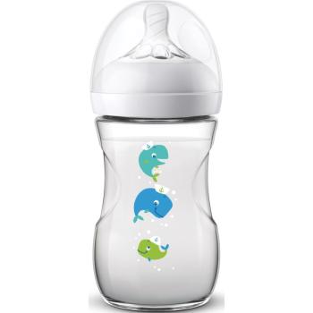Philips Avent Natural Animals butelka dla noworodka i niemowlęcia Whale 260 ml