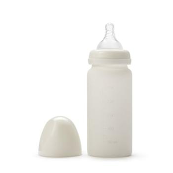 Elodie Szklana butelka dla niemowląt 250 ml, Vanilla White