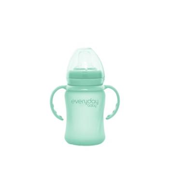 everyday Baby Szklana butelka dla niemowląt Heathy+ Sippy Cup, 150 ml w kolorze miętowym