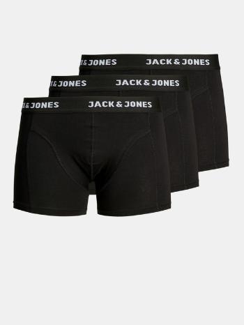 Jack & Jones Anthony 3-pack Bokserki Czarny