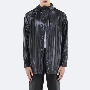 Płaszcz Rains Short Coat 1267 SHINY BLACK