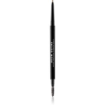 MUA Makeup Academy Brow Define precyzyjny ołówek do brwi ze szczotką odcień Light Brown