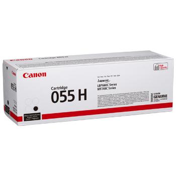 Canon originální toner 055H, black, 7600str., 3020C002, high capacity, Canon MF742Cdw, MF744Cdw, MF746Cx, LBP663Cdw, LBP664Cx, O