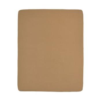 Meyco Jersey Fitted Sheet Playpen Materac 75 x 95 cm Toffee