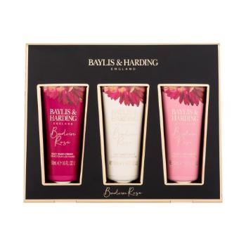 Baylis & Harding Boudoire Rose Gift Set zestaw Krem do rąk 3 x 50 ml dla kobiet