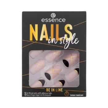 Essence Nails In Style 12 szt manicure dla kobiet 12 Be In Line