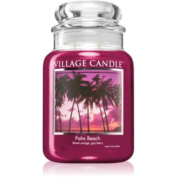Village Candle Palm Beach świeczka zapachowa (Glass Lid) 602 g