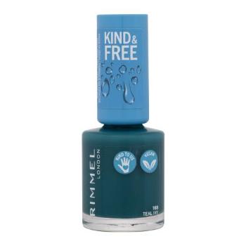 Rimmel London Kind & Free 8 ml lakier do paznokci dla kobiet 168 Teal Ivy
