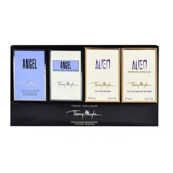 Thierry Mugler Mini Set 1 zestaw Edp 5ml Angel Eau de Star + 3ml Edt Angel Comets + 6ml Edp Alien + 6ml Edp intense Alien Essence Absolue dla kobiet