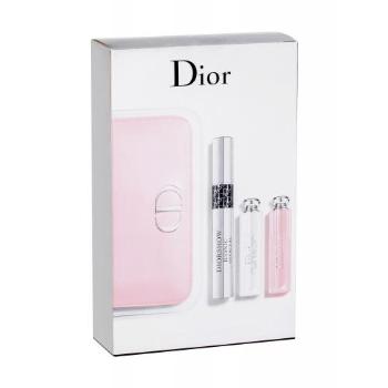 Christian Dior Diorshow Iconic Overcurl zestaw Tusz do rzęs 10 ml + Korektor 002 3,5 g + Balsam do ust 001 3,5 g W Uszkodzone pudełko 090 Over Black