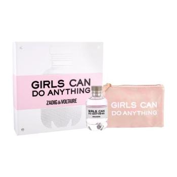Zadig & Voltaire Girls Can Do Anything zestaw Edp 90 ml + Kosmetyczka dla kobiet Uszkodzone pudełko