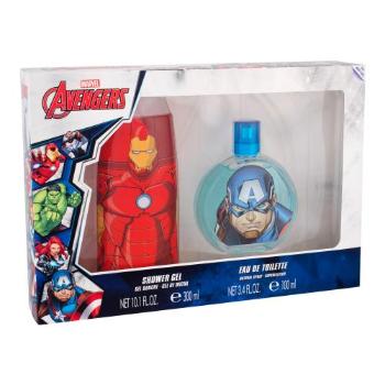 Marvel Avengers zestaw Edt Captain America 100 ml + Żel pod prysznic Iron Man 300 ml dla dzieci