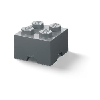 Ciemnoszary dziecięcy pojemnik LEGO® Square