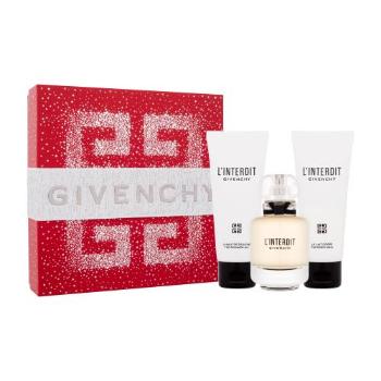 Givenchy L´Interdit zestaw Edp 50 ml + Mleczko do ciała 75 ml + Olejek pod prysznic 75 ml dla kobiet