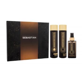 Sebastian Professional Dark Oil zestaw Szampon 250 ml + odżywka 250 ml + olejek do włosów 95 ml unisex Uszkodzone pudełko