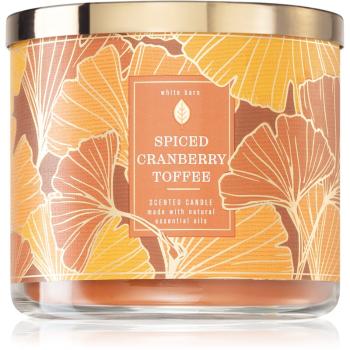 Bath & Body Works Spiced Cranberry Toffee świeczka zapachowa 411 g