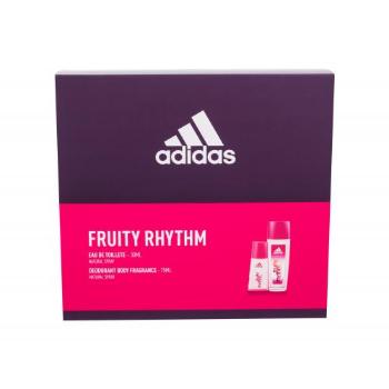 Adidas Fruity Rhythm For Women zestaw EDT 30 ml + dezodorant 75 ml dla kobiet Uszkodzone pudełko