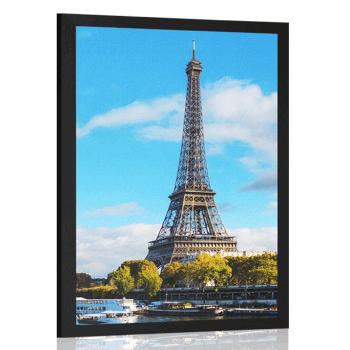 Plakat cudowna panorama Paryża - 30x45 silver