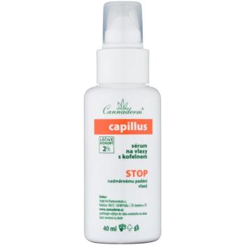Cannaderm Capillus Caffeine hair serum serum do włosów przeciw wypadaniu włosów 40 ml