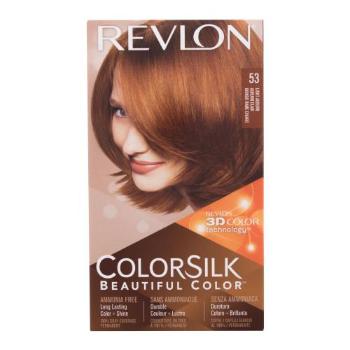 Revlon Colorsilk Beautiful Color farba do włosów Farba do włosów 59,1 ml + utleniacz 59,1 ml + odżywka 11,8 ml + rękawiczki dla kobiet 53 Light Auburn