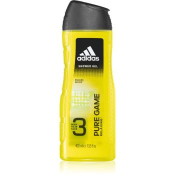 Adidas Pure Game żel pod prysznic do twarzy, ciała i włosów 3 w 1 400 ml