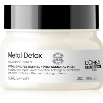 L’Oréal Professionnel Serie Expert Metal Detox maska głęboko odżywiająca do włosów farbowanych i zniszczonych 250 ml