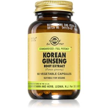 Solgar Korean Ginseng Root extract suplement diety na wsparcie układu odpornościowego 60 caps.