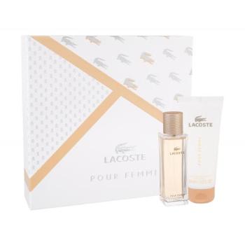 Lacoste Pour Femme zestaw Edp 50 ml + Mleczko do ciała 100 ml dla kobiet Uszkodzone pudełko