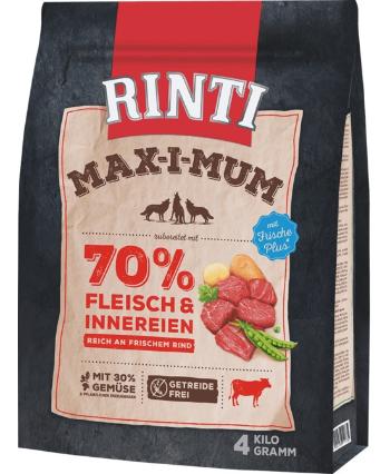 RINTI MAX-I-MUM Beef z wołowiną 4 kg